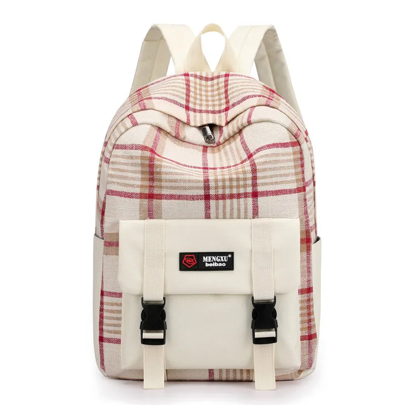 Canvas Backpack Can Even Carry Large-Sized And Heavy Books