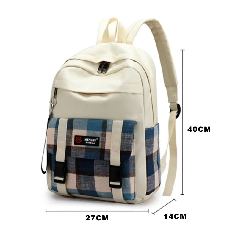 Canvas Backpack Can Even Carry Large-Sized And Heavy Books