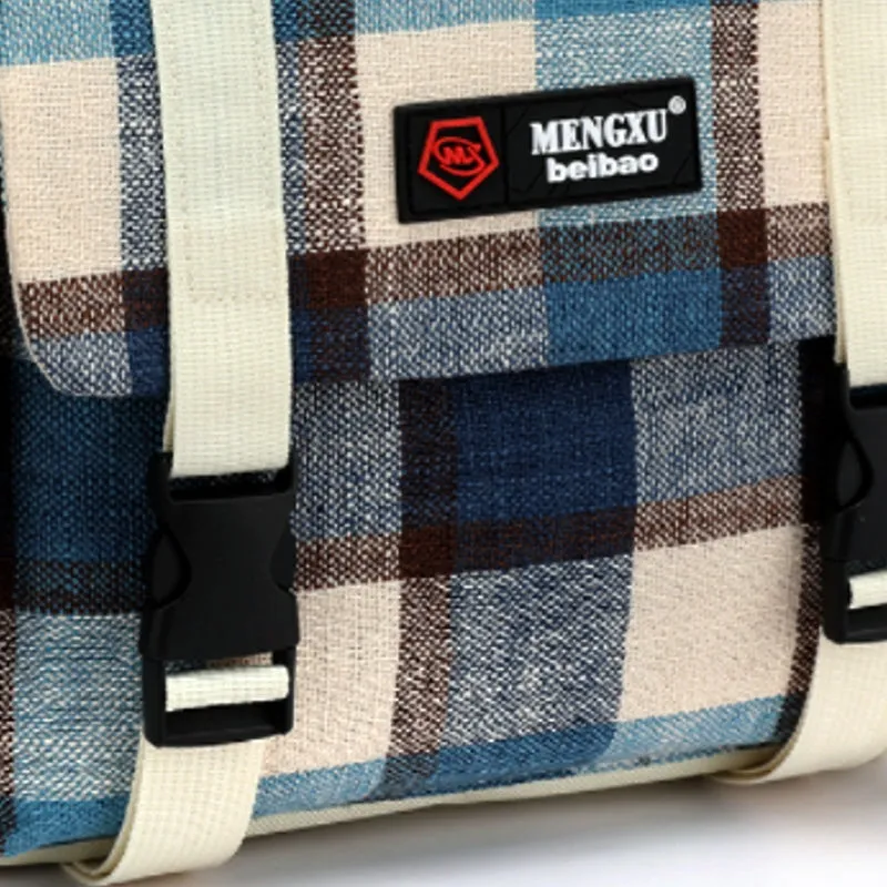 Canvas Backpack Can Even Carry Large-Sized And Heavy Books