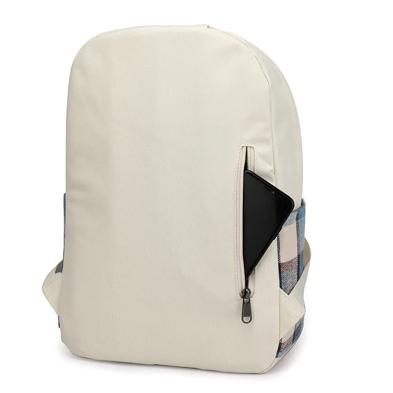 Canvas Backpack Can Even Carry Large-Sized And Heavy Books