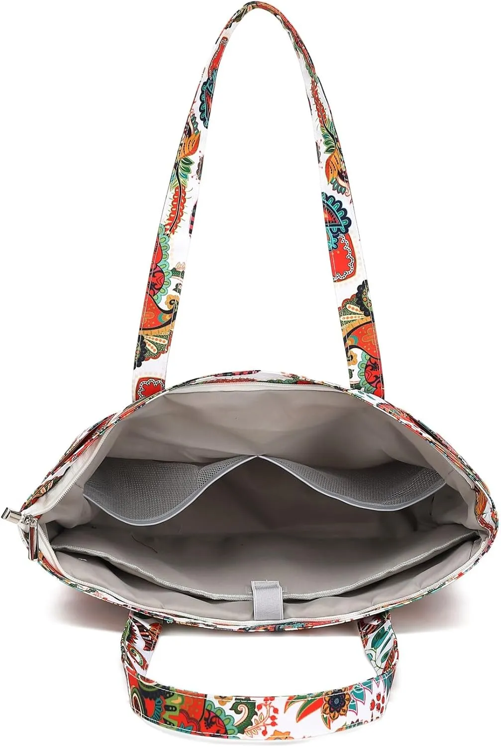 Canvaslove Women's Tote Bag With Laptop Compartment For Laptop Computer Up to 15.6 inch,Handbag for Shopping,Work and Travel