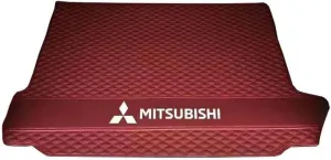 Car Boot Mats, for Mitsubishi Mirage G4(A1O) 2019- Rear Trunk Storage Cargo Anti-Scratch Protector Tray Cover Liner, Auto Accessories,C-Brown