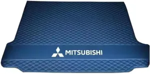 Car Boot Mats, for Mitsubishi Mirage VI Hatchback 2017-2019 Rear Trunk Storage Cargo Anti-Scratch Protector Tray Cover Liner, Auto Accessories,B-Blue