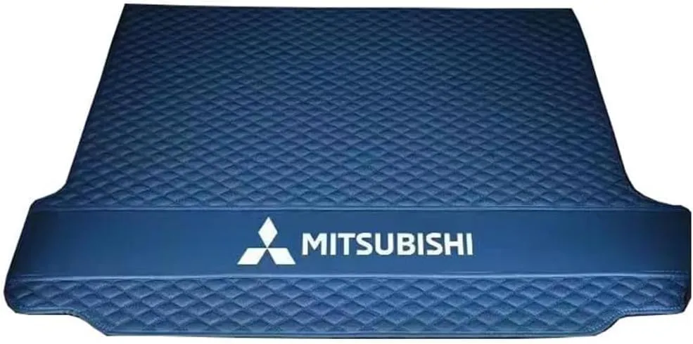 Car Boot Mats, for Mitsubishi Mirage VI Hatchback 2017-2019 Rear Trunk Storage Cargo Anti-Scratch Protector Tray Cover Liner, Auto Accessories,B-Blue