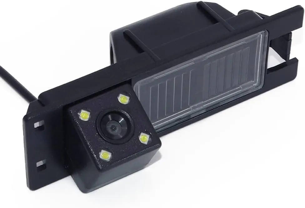 Car License Plate Rear View Reverse Camera Night Vision 4LED for Buick Excelle GT XT/Regal/Opel Vectra C/Astra H/Corsa D/Zafira B/Tigra Meriva A/Insignia/Chevrolet Malibu HAMA2/Fiat Grande Punto