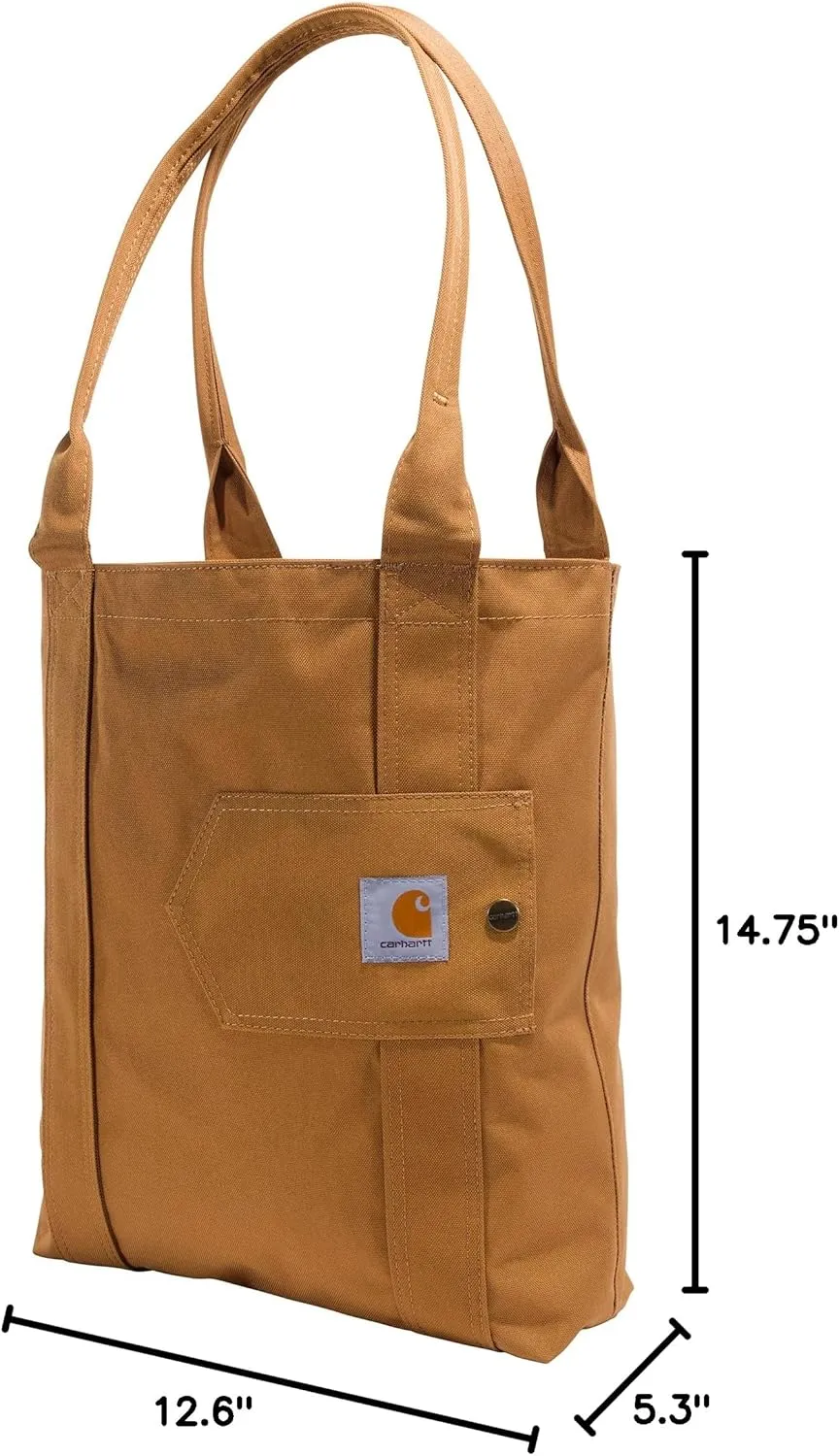 Carhartt Vertical Open, Durable Water-Resistant Tote Bag