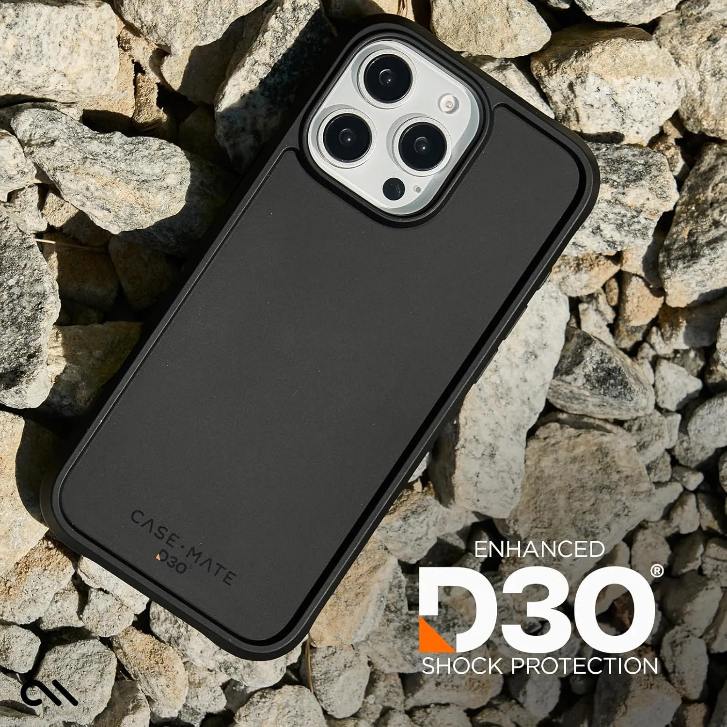 Case-Mate iPhone 16 Pro Max Case [Compatible with MagSafe] Tough Shockproof Phone Case with 16ft D3O Drop Protection - Premium Rugged Cover for iPhone 16 Pro Max - Black