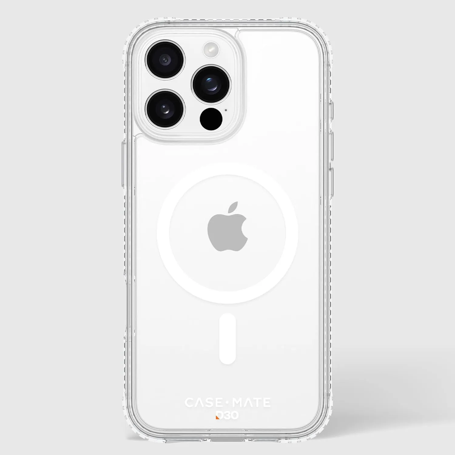 Case-Mate iPhone 16 Pro Max Case [Compatible with MagSafe] Tough Shockproof Phone Case with 16ft D3O Drop Protection - Premium Rugged Cover for iPhone 16 Pro Max - Clear