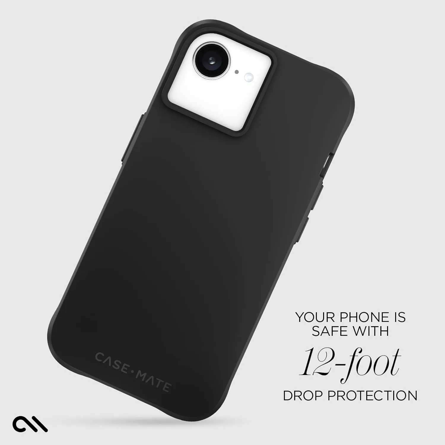 Case-Mate iPhone 16e (2025) / 15/14 / 13 Case [Compatible with MagSafe] Tough Shockproof Phone Case with 16ft D3O Drop Protection - Premium Rugged Cover for iPhone 16e (2025) / 15/14 / 13 - Black