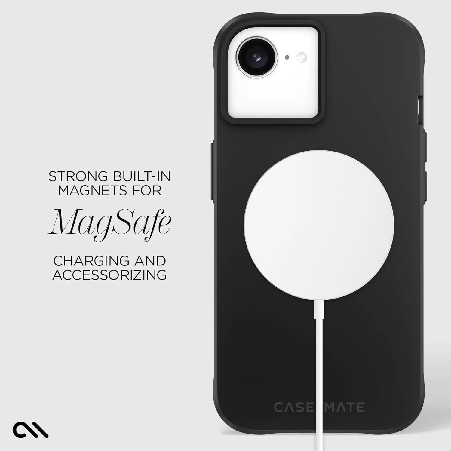 Case-Mate iPhone 16e (2025) / 15/14 / 13 Case [Compatible with MagSafe] Tough Shockproof Phone Case with 16ft D3O Drop Protection - Premium Rugged Cover for iPhone 16e (2025) / 15/14 / 13 - Black