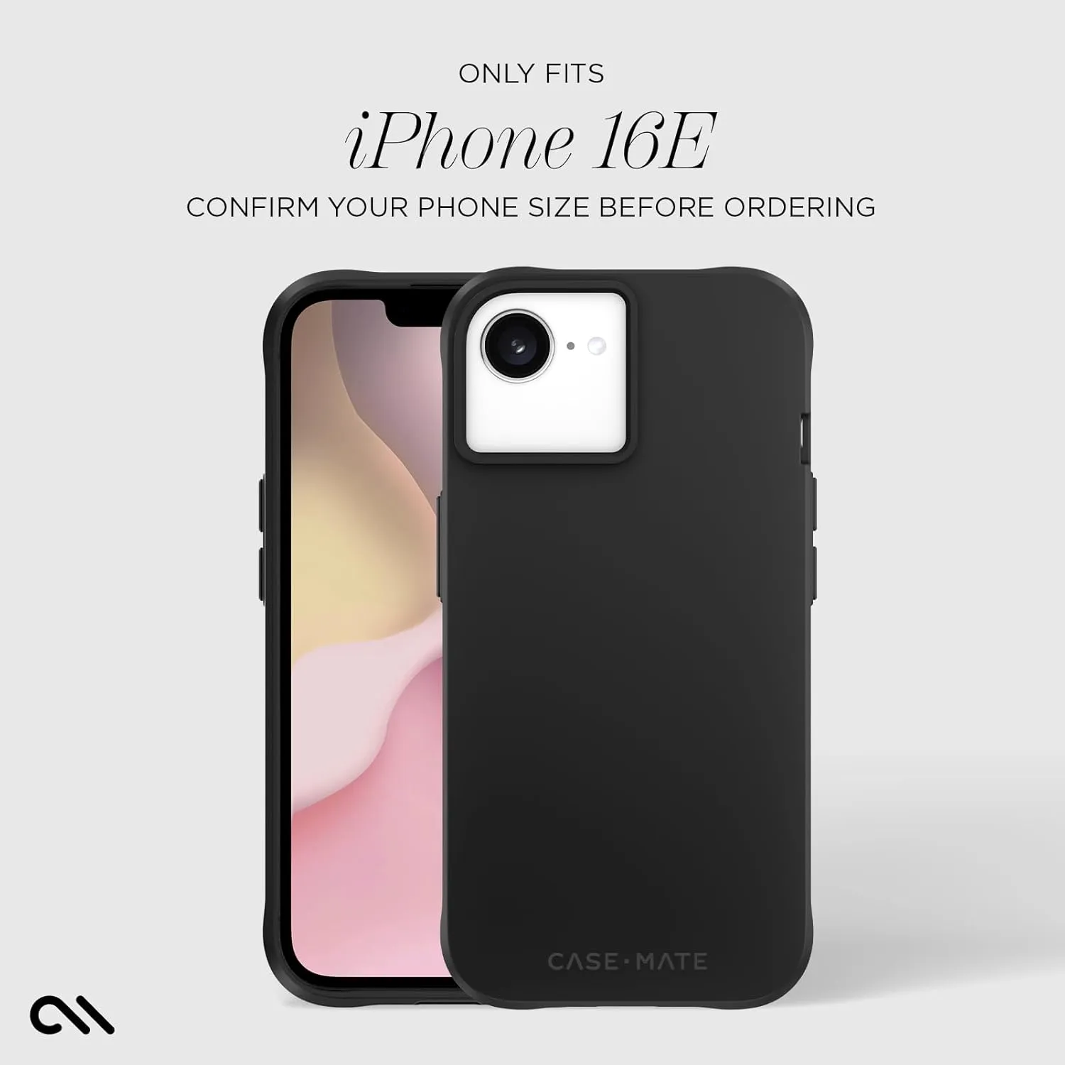 Case-Mate iPhone 16e (2025) / 15/14 / 13 Case [Compatible with MagSafe] Tough Shockproof Phone Case with 16ft D3O Drop Protection - Premium Rugged Cover for iPhone 16e (2025) / 15/14 / 13 - Black