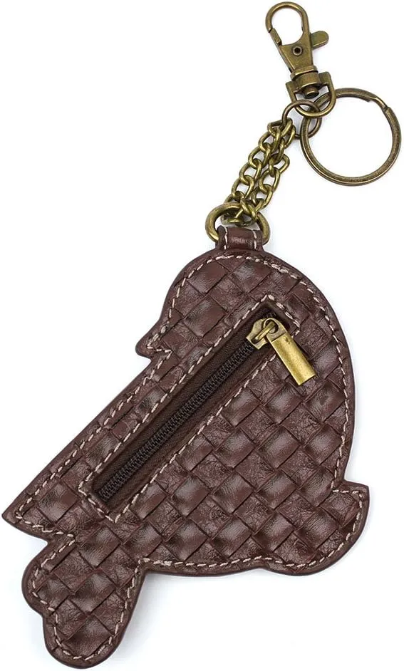CHALA Bird Collection Women's Decorative Key Fob/Coin Purse Accessory - Blue Bird