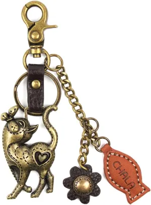 CHALA Purse Charm, Key Fob, keychain Decorative Accessories, Metal Charming Keychain