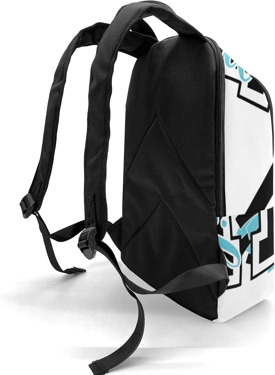 Cheerleader Blue Black Personalized Backpack for Teen Boys Girls,Custom Travel Backpack Bookbag Casual Bag Name Gift