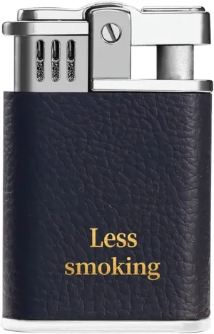 Chief Porket Lighter Leather Cover Refillable Kerosene Lighters Smoking Accessories Gift for Men with Box (Black)