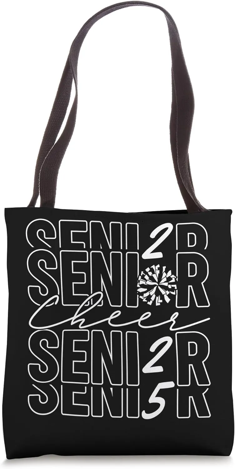 Class of 2025 - Senior Year - Cheer Mom - Senior 2025 Tote Bag