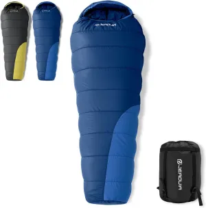 Cold Weather Mummy Sleeping Bag, Winter Sleeping Bag, Sleeping Bags for Adults, Waterproof Lightweight Sleep Bag, Camping Gear for Backpacking Hiking Travel & Other Outdoor Activities
