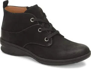 Comfortiva Forli Waterproof Black Cow Suede Waterproof 6 M (B)