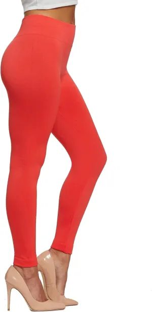 Conceited Fleece Lined Leggings Women - Regular and Plus Size Tights - Premium Fabric in Many Colors
