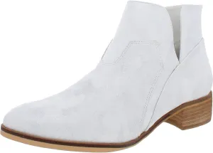 Corkys Boutique Womens Curry Slip-on Faux Leather Metallic Look Ankle Boots
