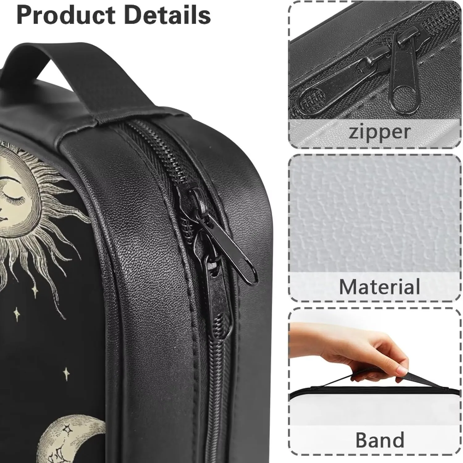 Cow Cherry Cute Bible Cover Case for Women Trendy Waterproof Large Bible Case with Bible Cover for Women Bible Carrying Cases Bible Pack with Top Handle