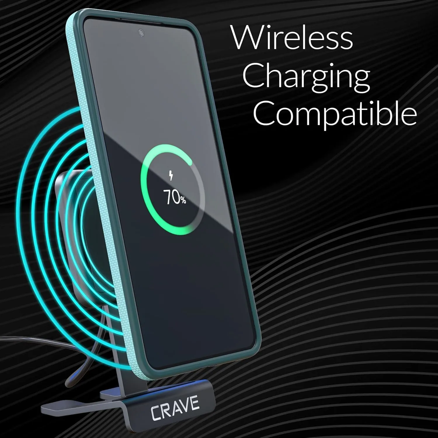Crave Compatible with Samsung Galaxy S25 Edge Case, Shockproof Protection Dual Layer Case for Samsung Galaxy S25 Edge 6.8" - Aqua