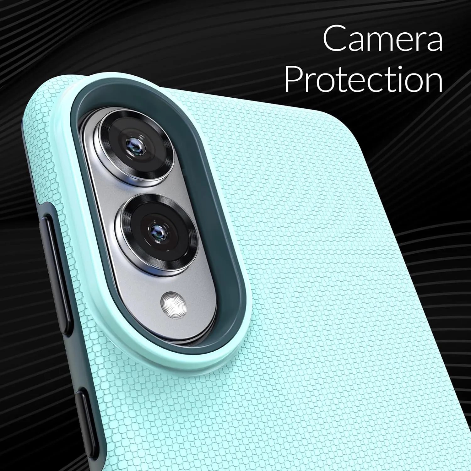 Crave Compatible with Samsung Galaxy S25 Edge Case, Shockproof Protection Dual Layer Case for Samsung Galaxy S25 Edge 6.8" - Aqua