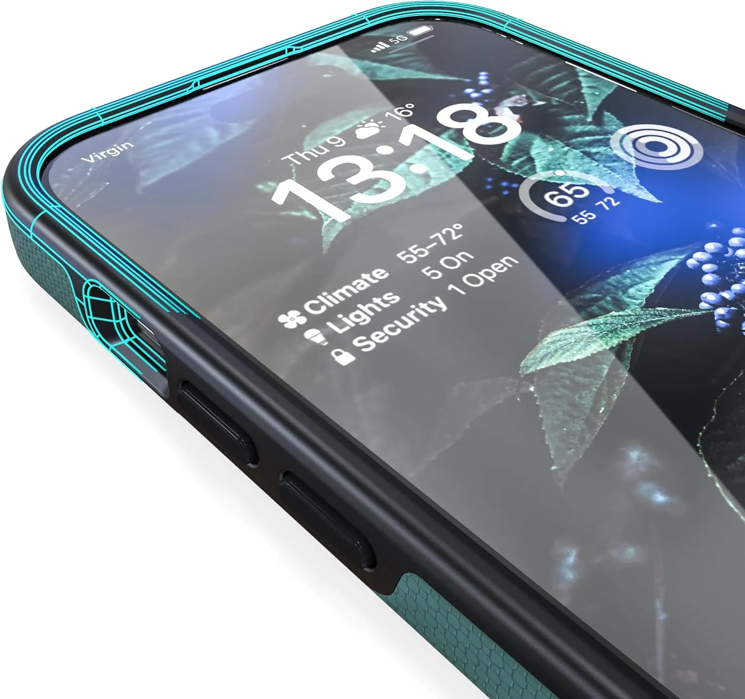 Crave Dual Guard Compatible with iPhone 15 Case, Compatible with MagSafe Shockproof Protection Dual Layer Case for Apple iPhone 15 (6.1") - Forest Green