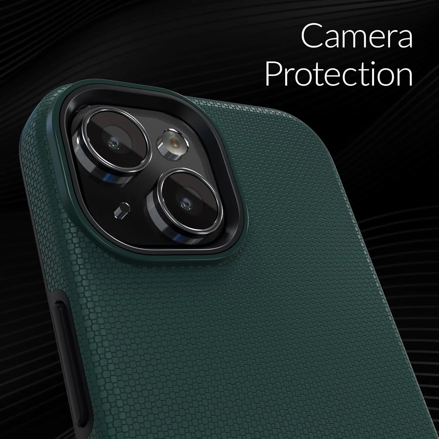 Crave Dual Guard Compatible with iPhone 15 Case, Compatible with MagSafe Shockproof Protection Dual Layer Case for Apple iPhone 15 (6.1") - Forest Green