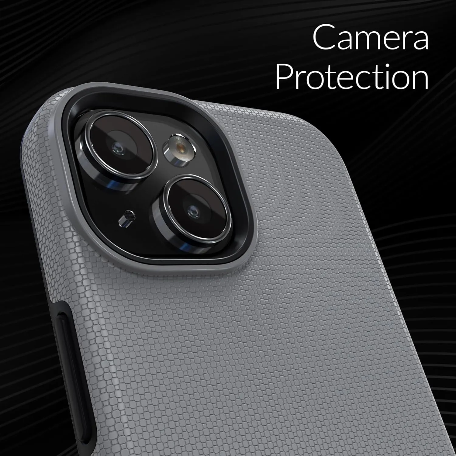 Crave Dual Guard Compatible with iPhone 15 Case, Compatible with MagSafe Shockproof Protection Dual Layer Case for Apple iPhone 15 (6.1") - Slate