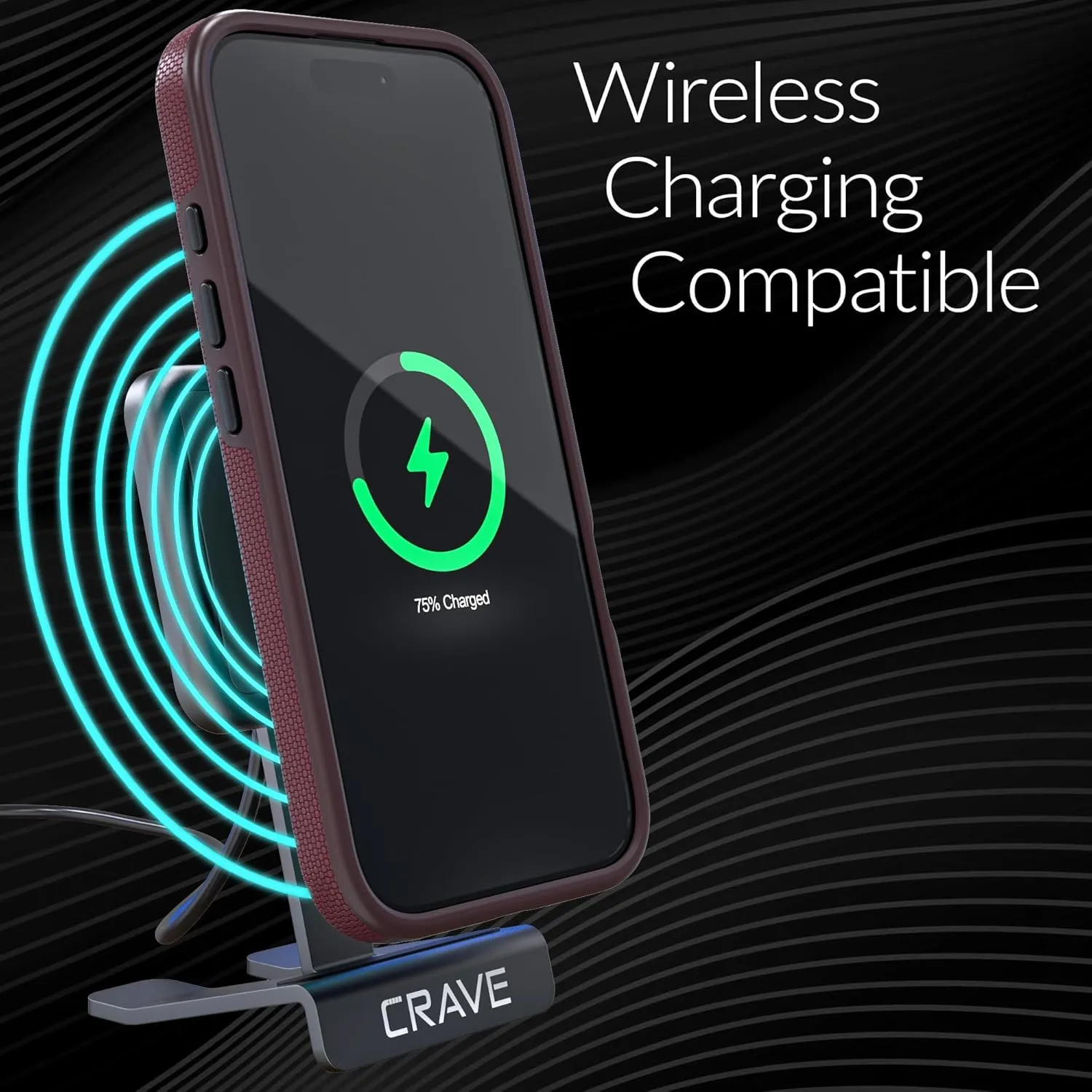 Crave Dual Guard Compatible with iPhone 16 Pro Case, Compatible with MagSafe Shockproof Protection Dual Layer Case for Apple iPhone 16 Pro (6.3") - Berry