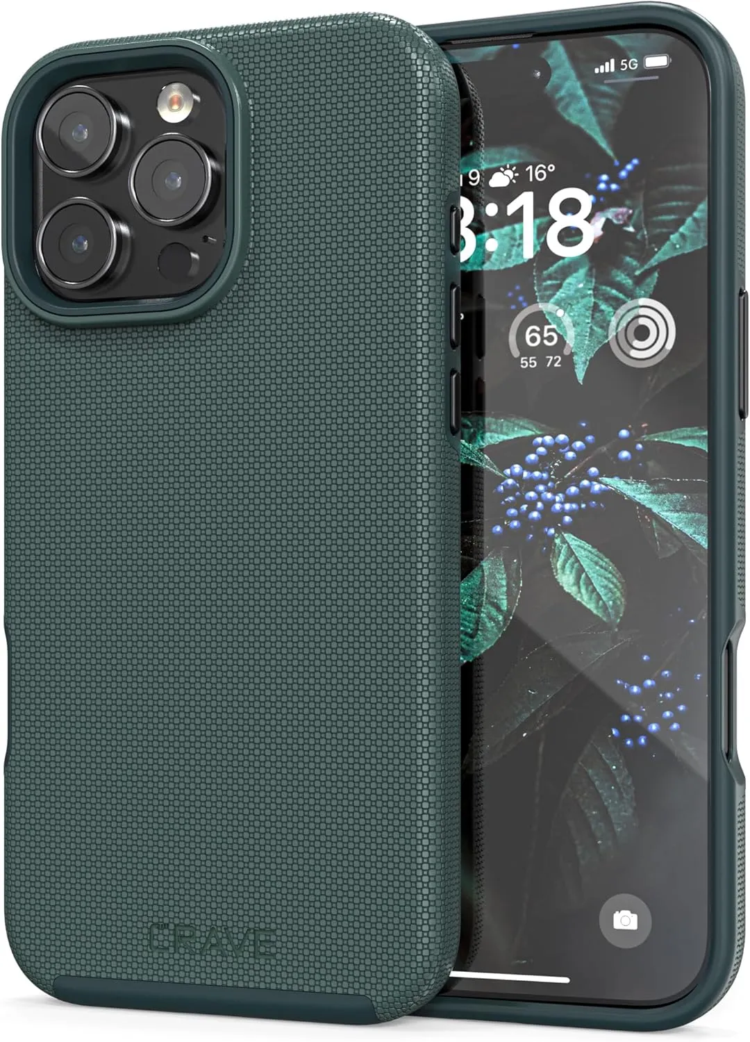 Crave Dual Guard Compatible with iPhone 16 Pro Max Case, Compatible with MagSafe Shockproof Protection Dual Layer Case for Apple iPhone 16 Pro Max (6.9") - Forest Green