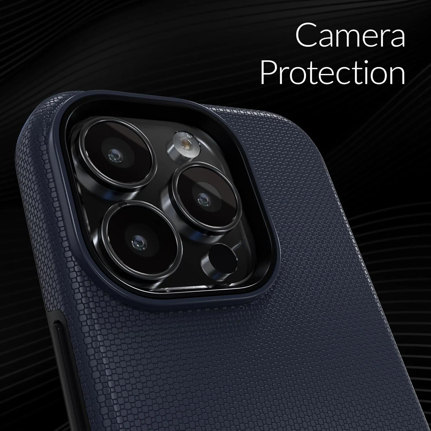 Crave Dual Guard for iPhone 15 Pro Case, Compatible with MagSafe Shockproof Protection Dual Layer Case for Apple iPhone 15 Pro (6.1") - Navy