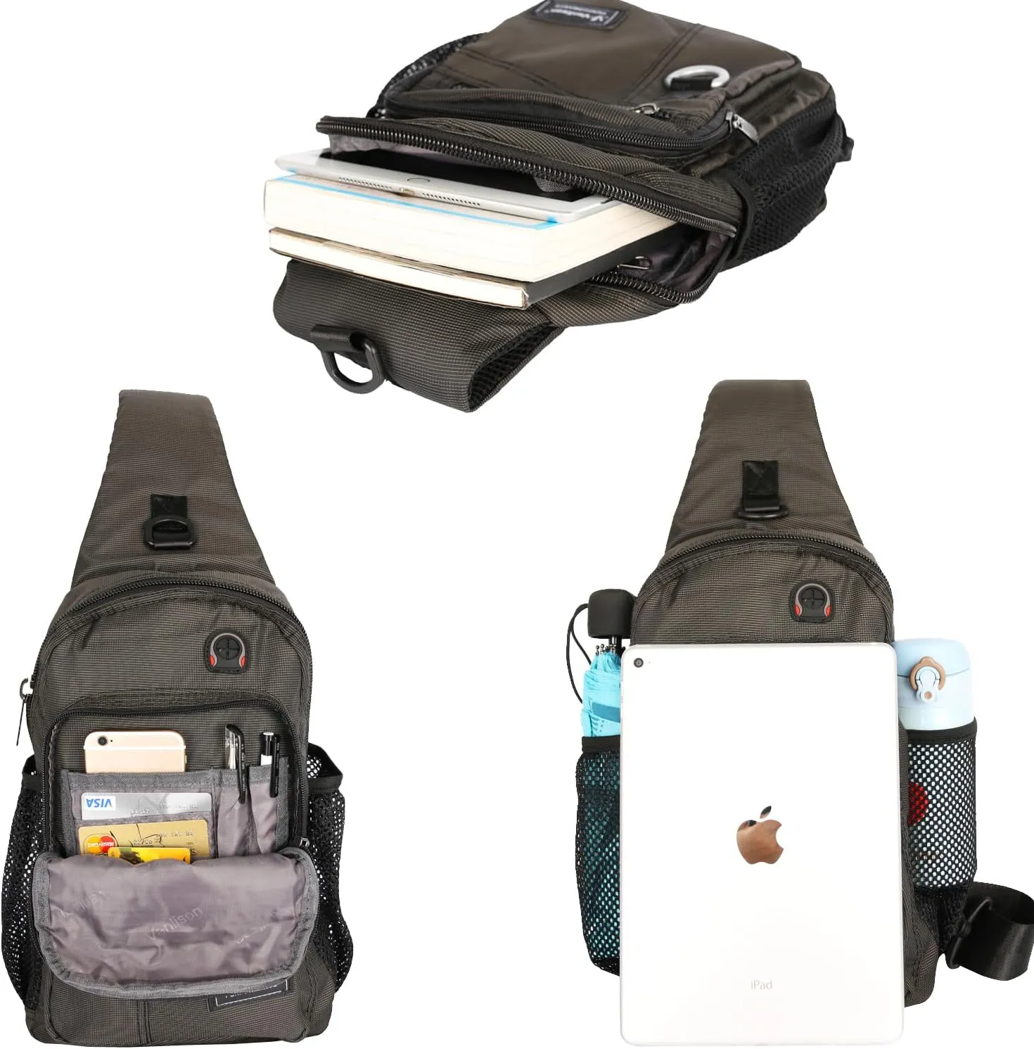 Crossbody Sling Bag Backpack for Men & Women