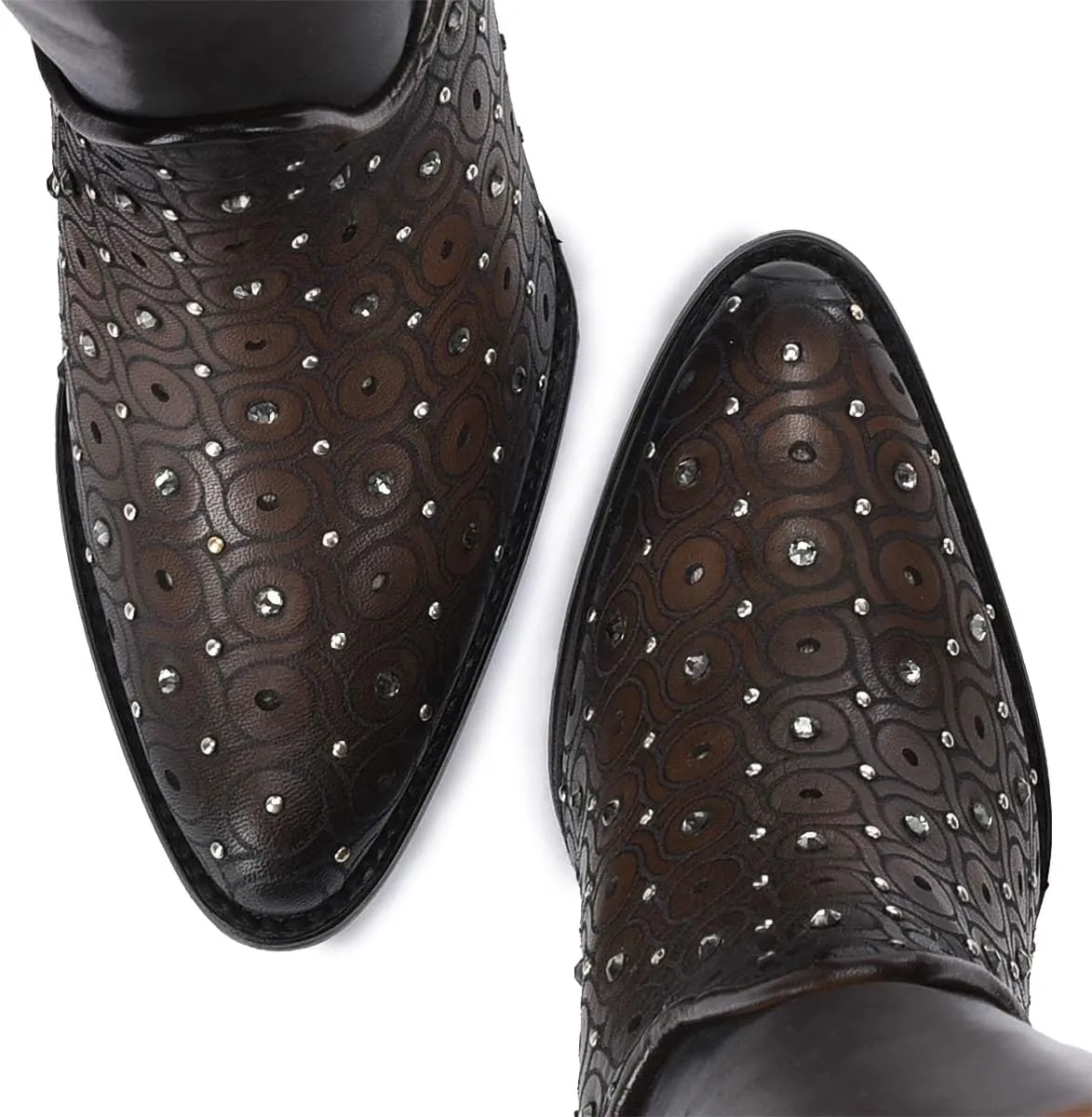 Cuadra Women's Tall Boot with Bovine Leather and Laser Engraving 3F0BRS