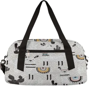 Cute Camel Llama Alpaca Cactus Kids Duffel Bag for Girls Boys Teens, Oil Painting Dance Bag Overnight Small Duffel Bag Carry On Weekend Sports Gym Travel Bag for School Practice Gymnastics Ballet