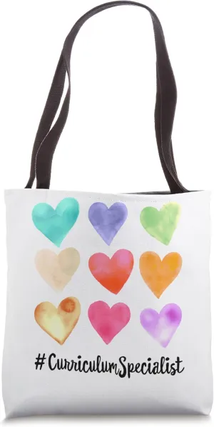 Cute Curriculum Specialist Appreciation Week Back to School Tote Bag