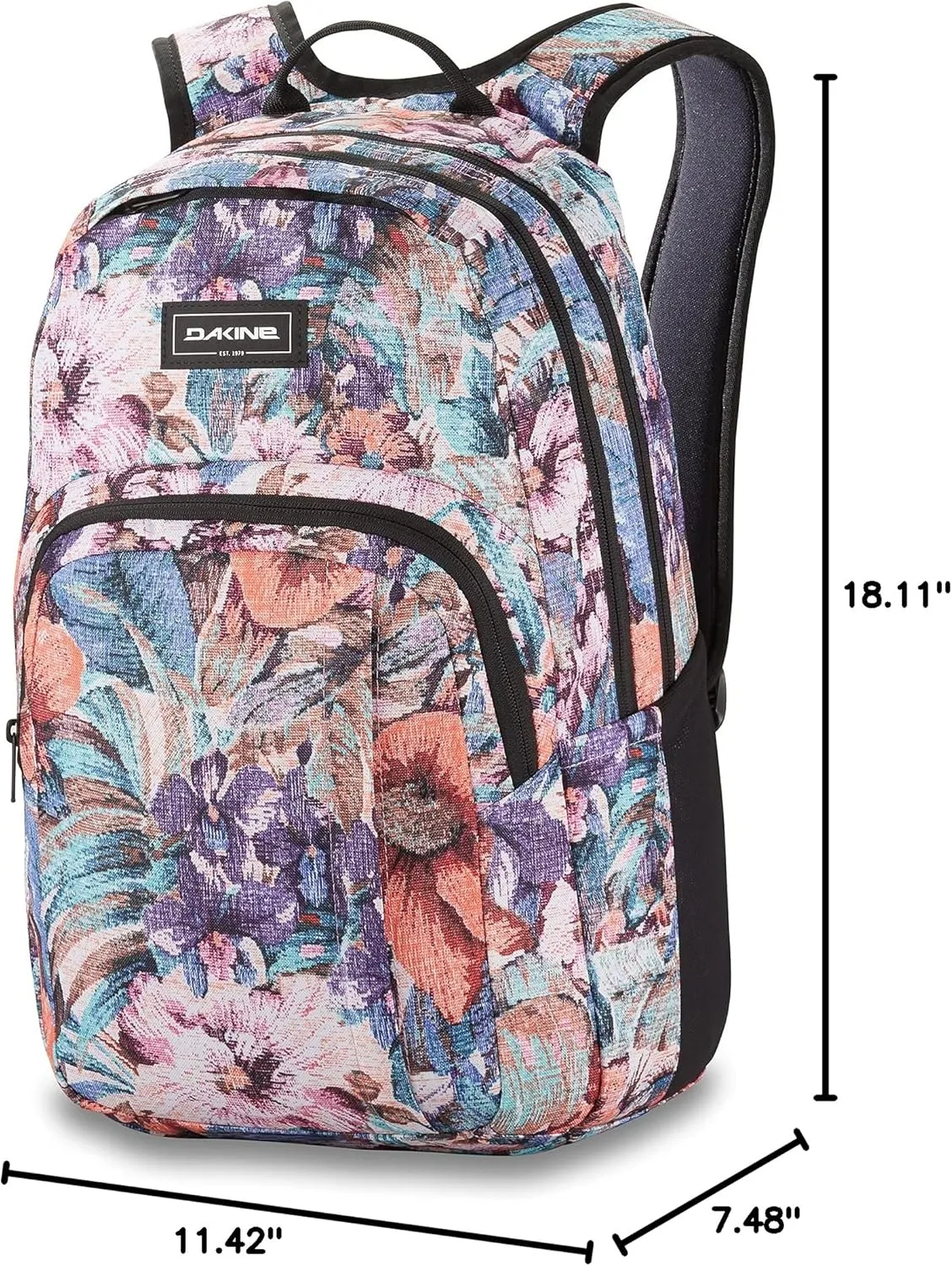 Dakine Campus M 25L - 8 Bit Floral, One Size