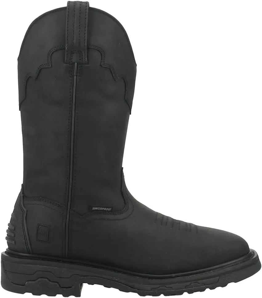 Dan Post Mens Blayde Waterproof Steel Toe Work Safety Shoes Casual - Black - Size 10.5 D