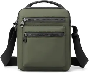 DAZZLESUN Men Waterproof Travel Sling Bag Nylon Crossbody Casual Shoulder Bags Lightweight Backpack Daypack Fishing Hiking