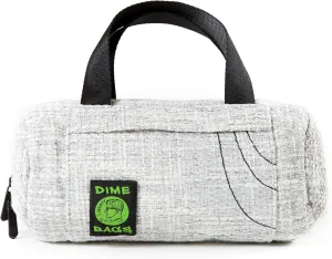 DIME BAGS - Padded Duffle Tube, Durable Hemp Blend (10 Inch, Grey)