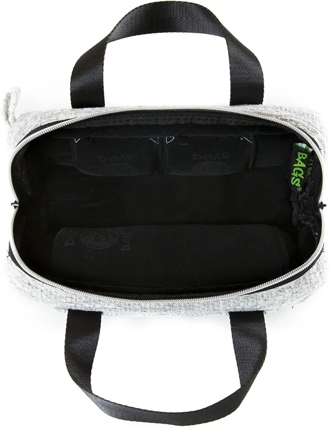 DIME BAGS - Padded Duffle Tube, Durable Hemp Blend (10 Inch, Grey)