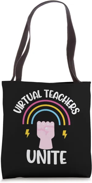 Distance Learning Gift for Teachers - Virtual Teaching Tote Bag
