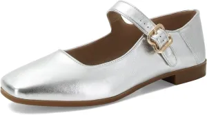 DOEYG Mesh Ballet Flats Shoes for Women Leopard Animal Print Mary Jane Flats Shoes Square Toe Dress Casual Comfortable Velvet Ballerina Shoes