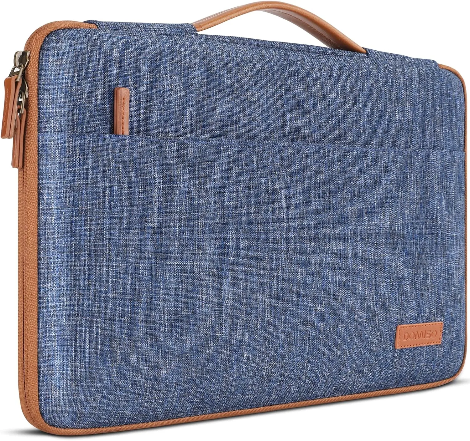 DOMISO 15.6 inch Laptop Sleeve Case Waterproof Carrying Bag for 15.6" Notebook/Yoga 730 IdeaPad 530S ThinkPad L580/Flex 4 5/ASUS ROG Zephyrus GX501/Dell New Latitude 3590/HP EliteBook,Blue