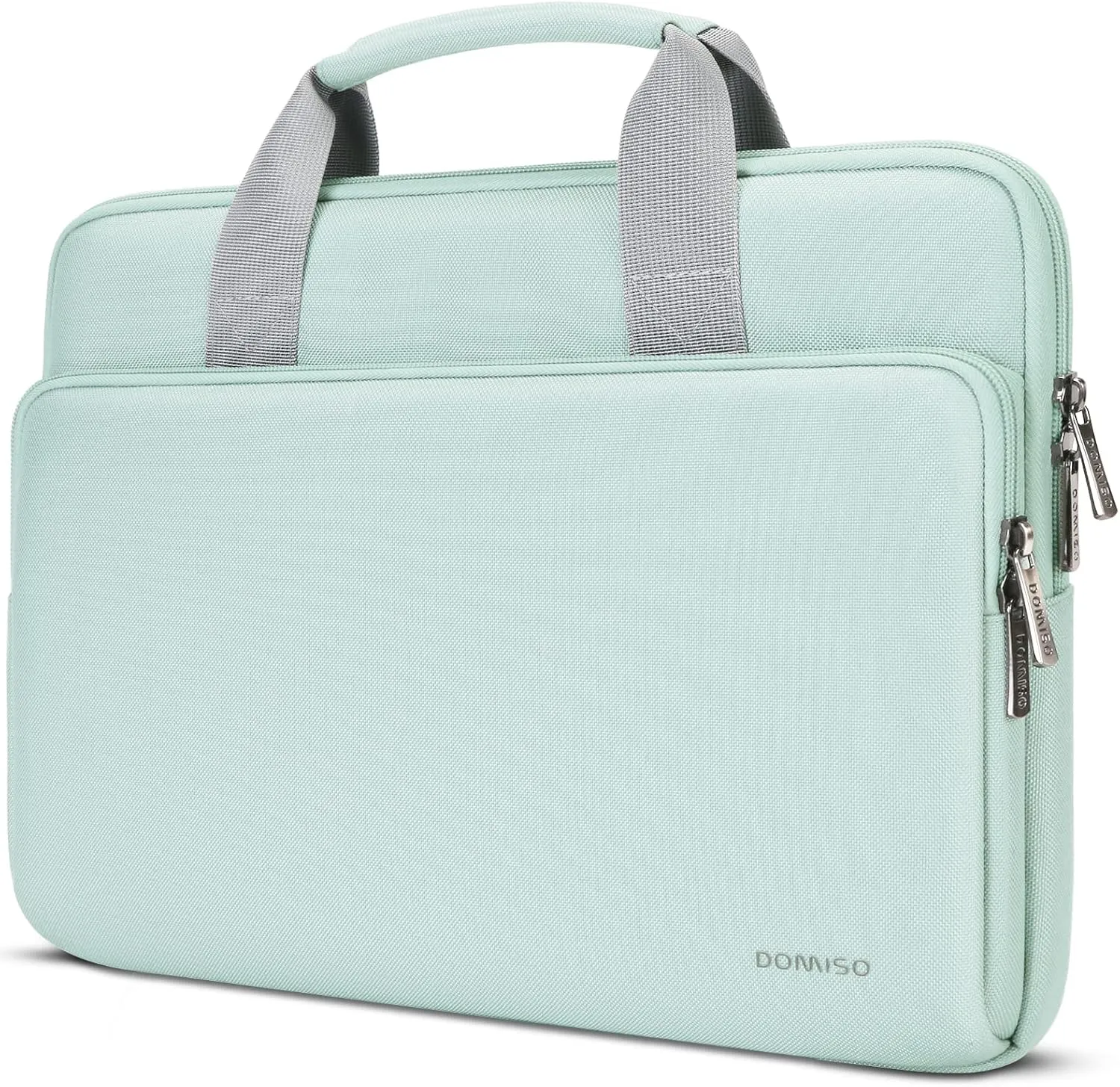 DOMISO 17.3 inch Laptop Sleeve Bag Water-Resistant Carrying Case with Handle for Dell/MSI GS73VR Stealth Pro/ROG Strix GL702VS/HP Envy Pavilion 17/LG/17.3" Notebooks,Mint Green