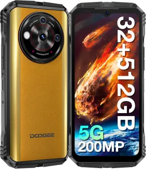 DOOGEE V30 PRO 5G Rugged Smartphone 2024, 32GB 512GB/2TB Dimensity 7050 Octa Core Waterproof Phones, 10800mAh, 200MP Main Camera Dual Sim Cell Phone/WiFi6/OTG/NFC - Khaki