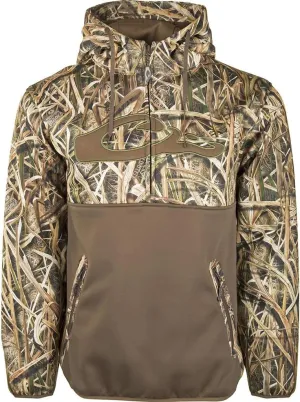 Drake MST Endurance 1/4 Zip Hoodie, Blades, XXX-Large
