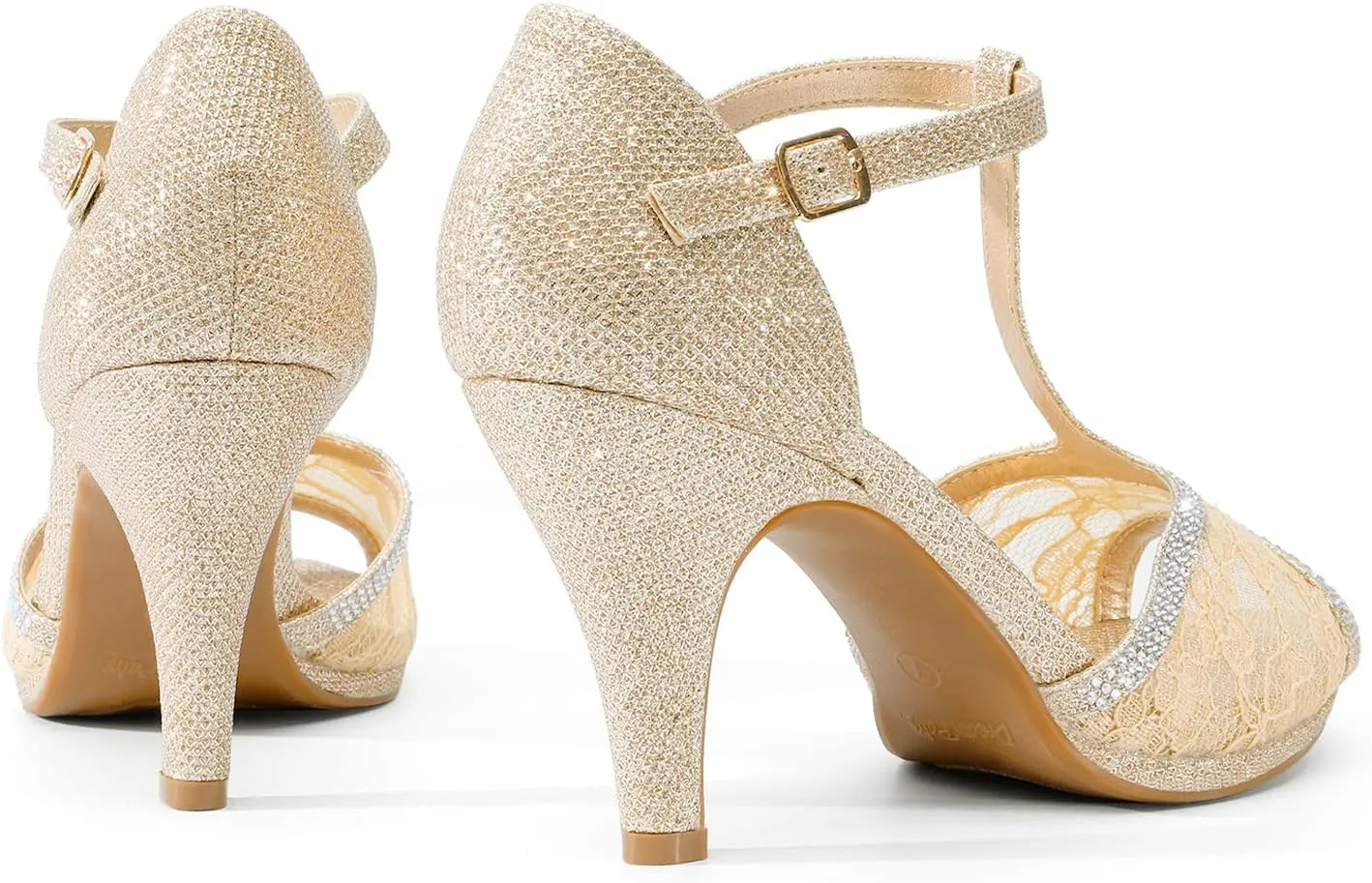 DREAM PAIRS Women's Fashion Stilettos Open Toe Pump Heel Sandals