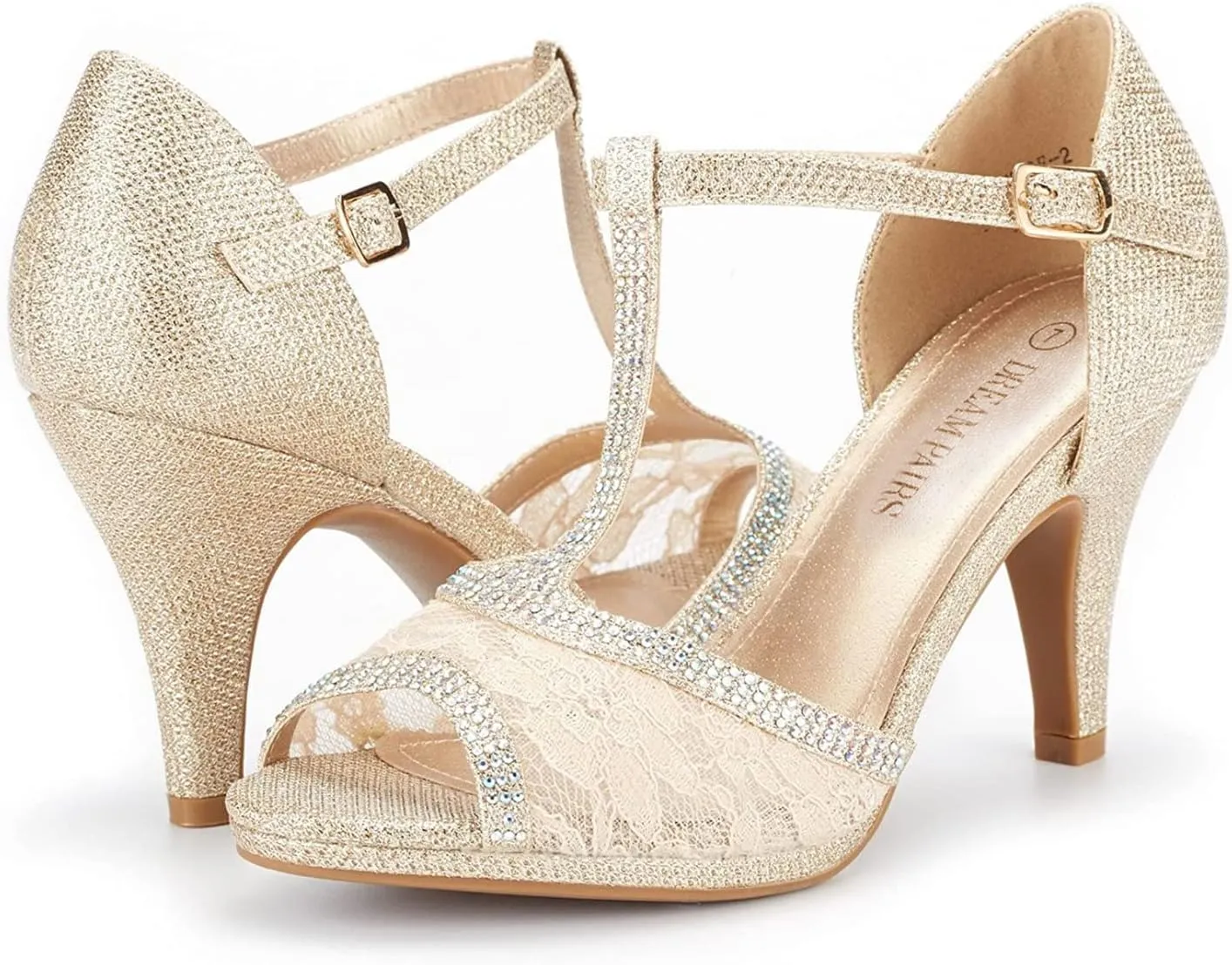 DREAM PAIRS Women's Fashion Stilettos Open Toe Pump Heel Sandals